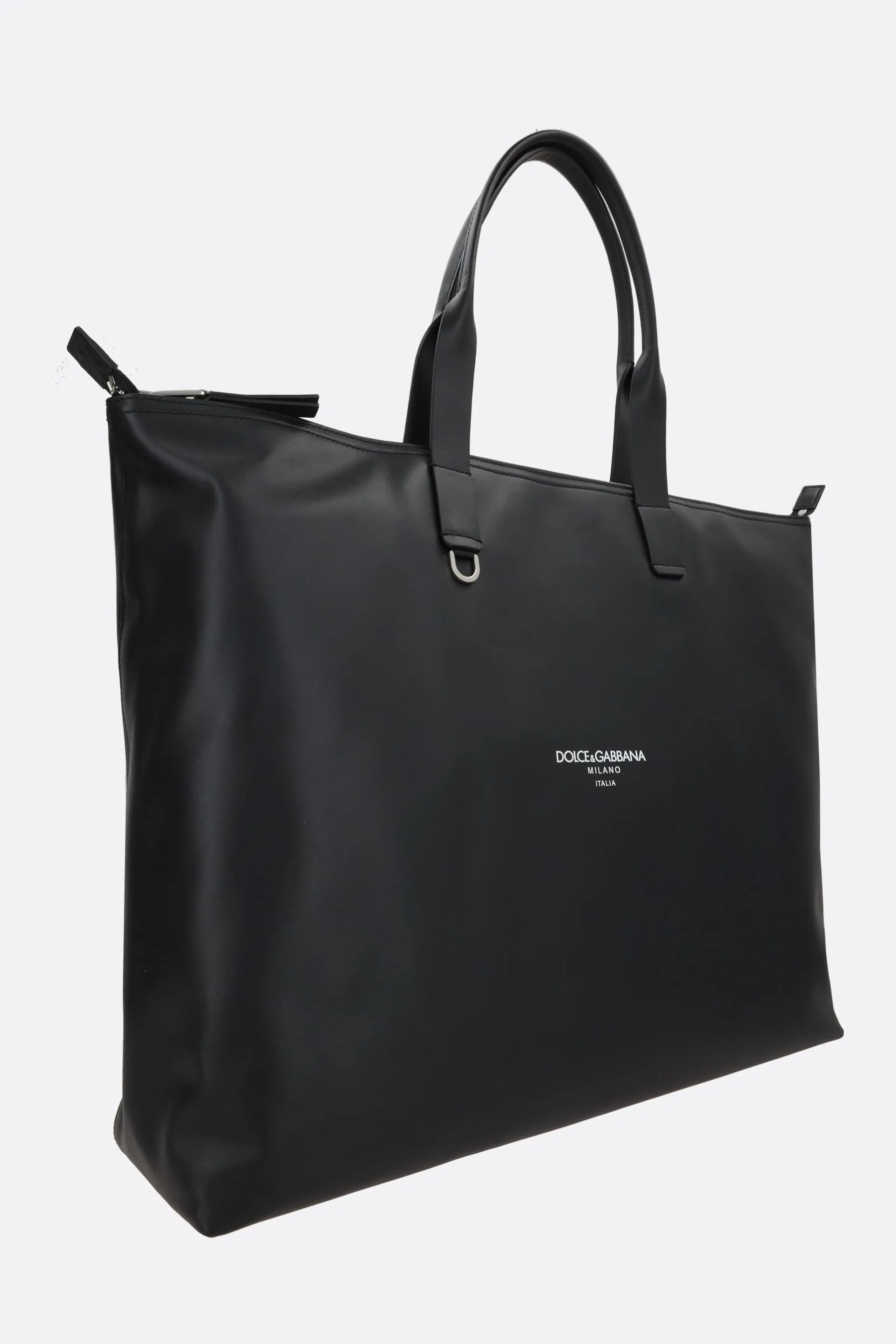 Smooth Leather Shopping Tote