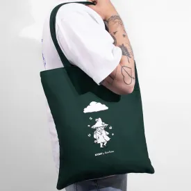 Snufkin Tote Bag Dark Green - Nordicbuddies