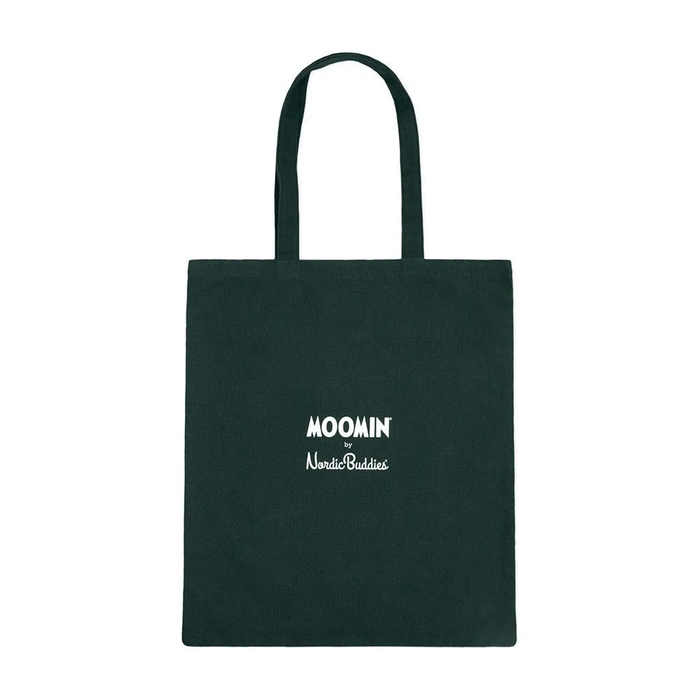 Snufkin Tote Bag Dark Green - Nordicbuddies