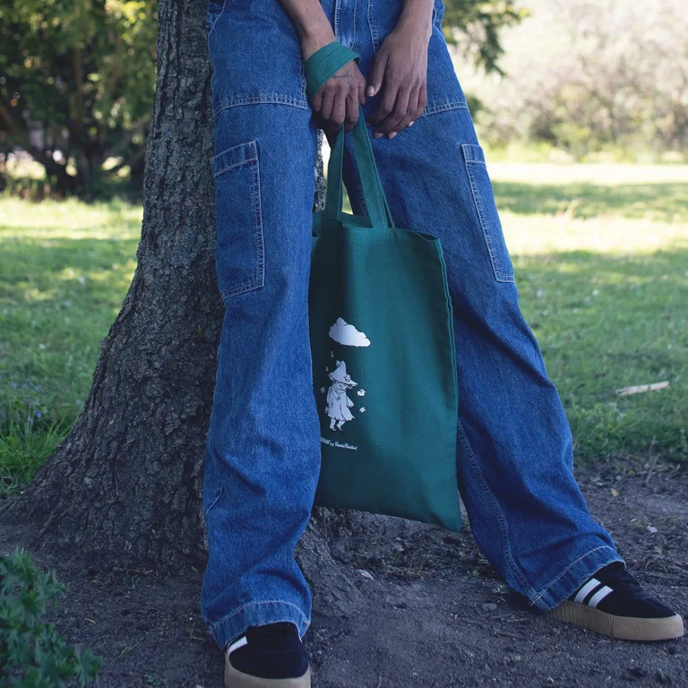 Snufkin Tote Bag Dark Green - Nordicbuddies