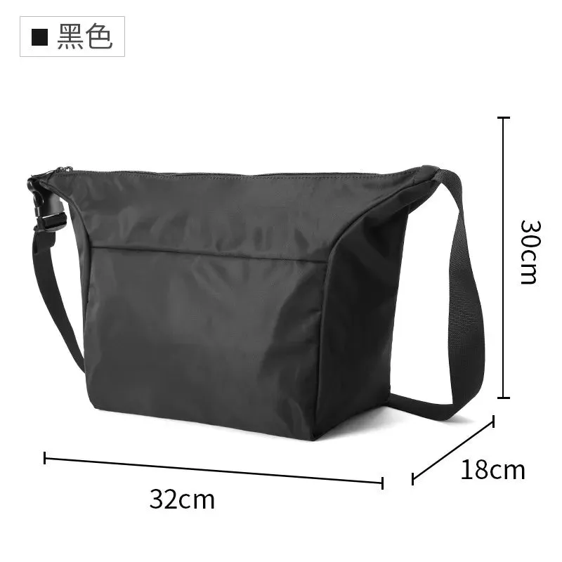 Sohiwoo Lightweight Men's Crossbody 12inch IPad Oxford Waterproof Leisure Zip 2023 All-match Messenger Bag For Travel Boy Sports Bag