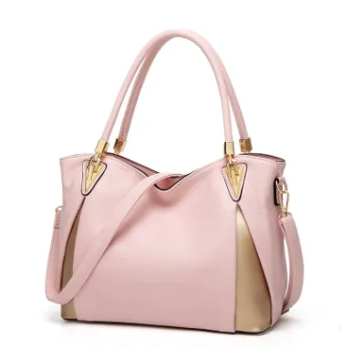 Two Toned Leather Handbag