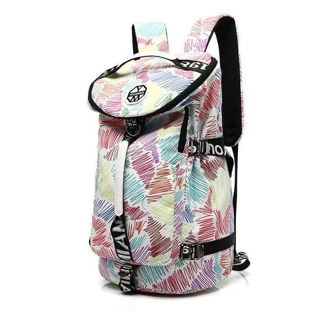 Unisex Polyester Backpack for Fitness, Hiking, Light Adventure, 20-35 L