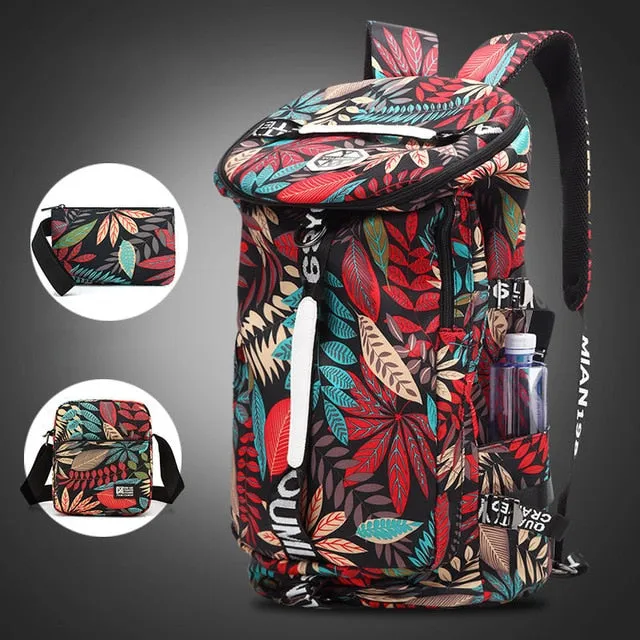Unisex Polyester Backpack for Fitness, Hiking, Light Adventure, 20-35 L
