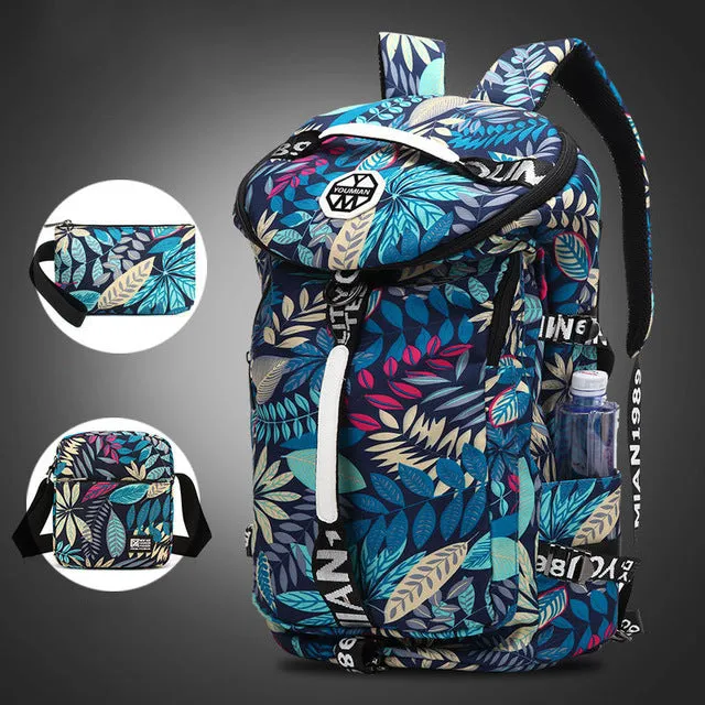 Unisex Polyester Backpack for Fitness, Hiking, Light Adventure, 20-35 L