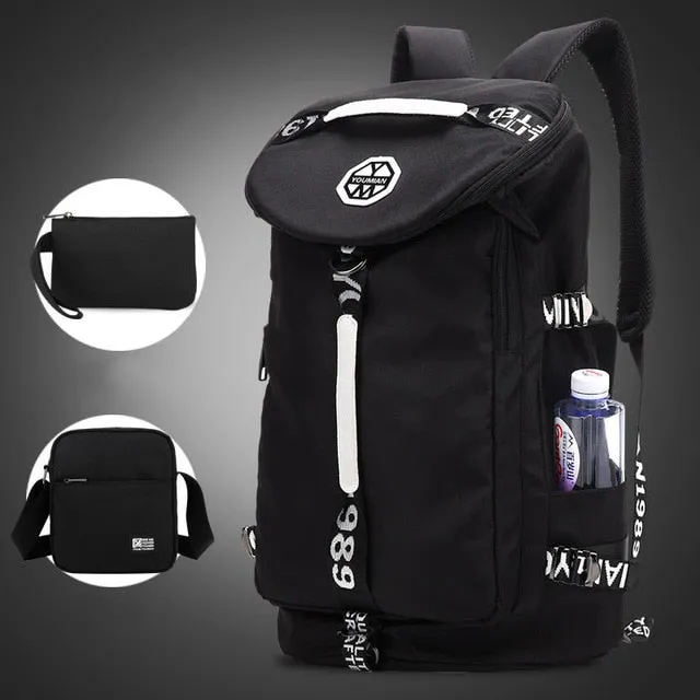 Unisex Polyester Backpack for Fitness, Hiking, Light Adventure, 20-35 L