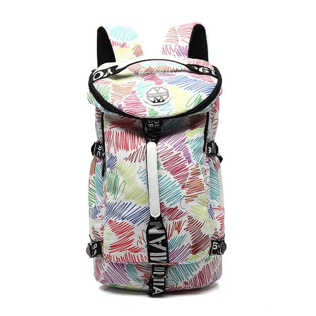 Unisex Polyester Backpack for Fitness, Hiking, Light Adventure, 20-35 L