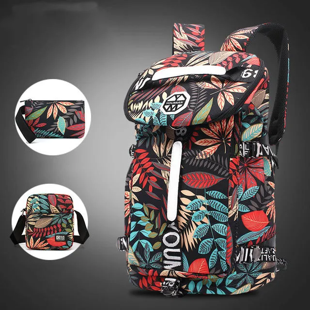 Unisex Polyester Backpack for Fitness, Hiking, Light Adventure, 20-35 L