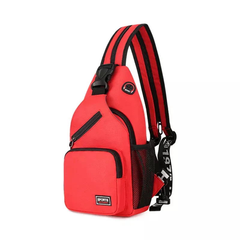 Vibrant Yellow Sporty Crossbody Sling Bag