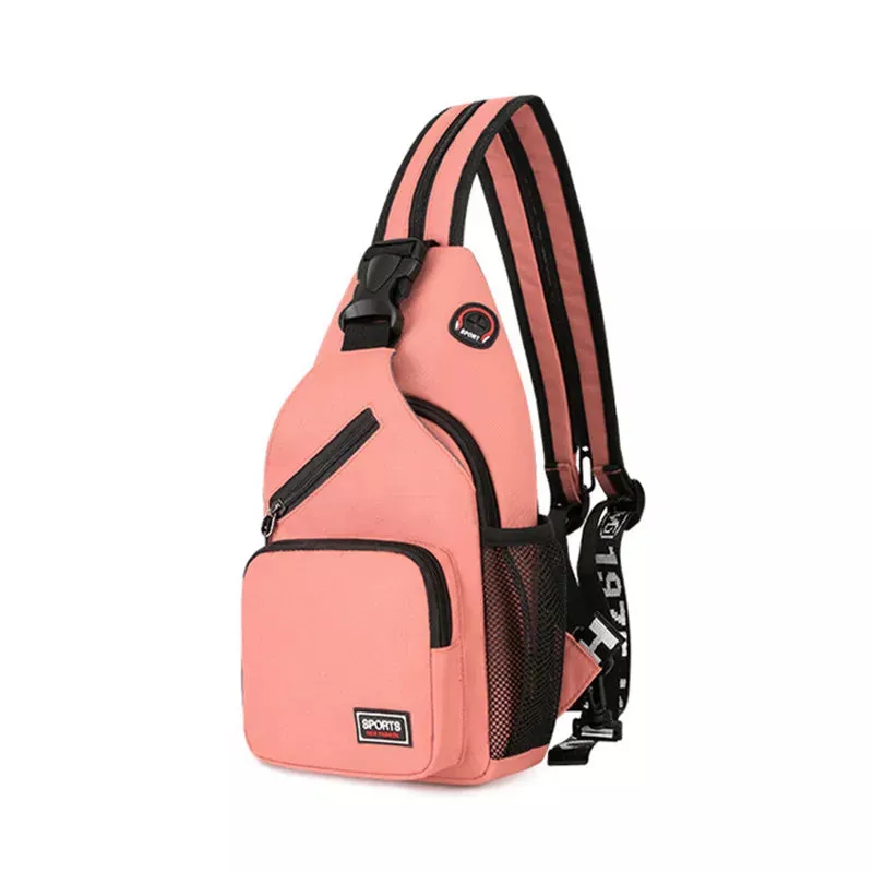 Vibrant Yellow Sporty Crossbody Sling Bag