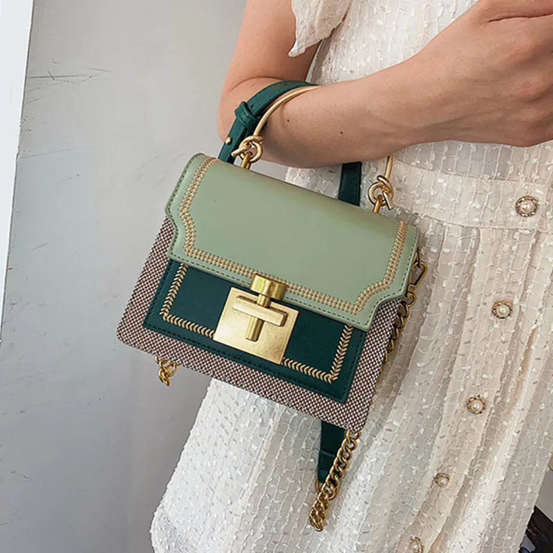 Vintage Shoulder Messenger Tote Bag