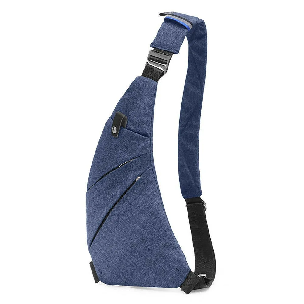 Waterproof Sling Bag Ultra Light Crossbody Pack with Adjustable Shoulder Strap Anti-theft Shoulder Daypack for Outdoor Sports Hiking Cycling Mountaineering Travelling