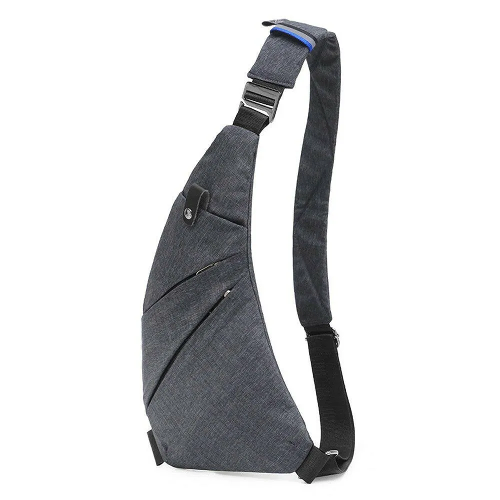 Waterproof Sling Bag Ultra Light Crossbody Pack with Adjustable Shoulder Strap Anti-theft Shoulder Daypack for Outdoor Sports Hiking Cycling Mountaineering Travelling