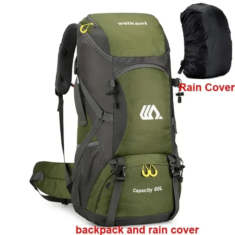 WEIKANI 50L Multi-Purpose Waterproof Backpack