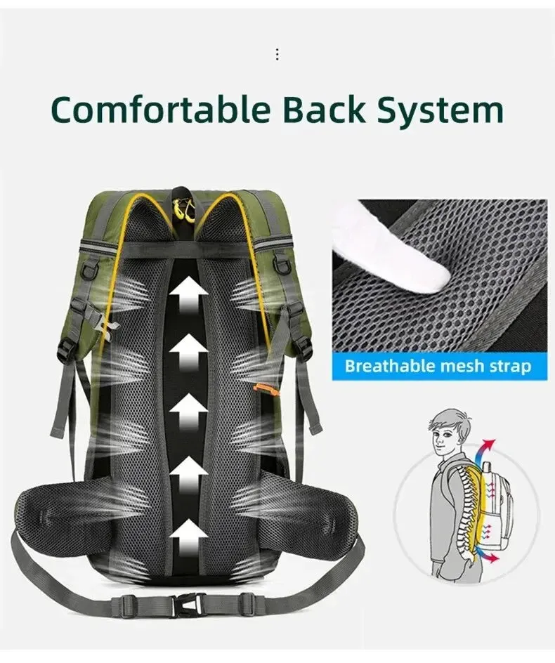WEIKANI 50L Multi-Purpose Waterproof Backpack