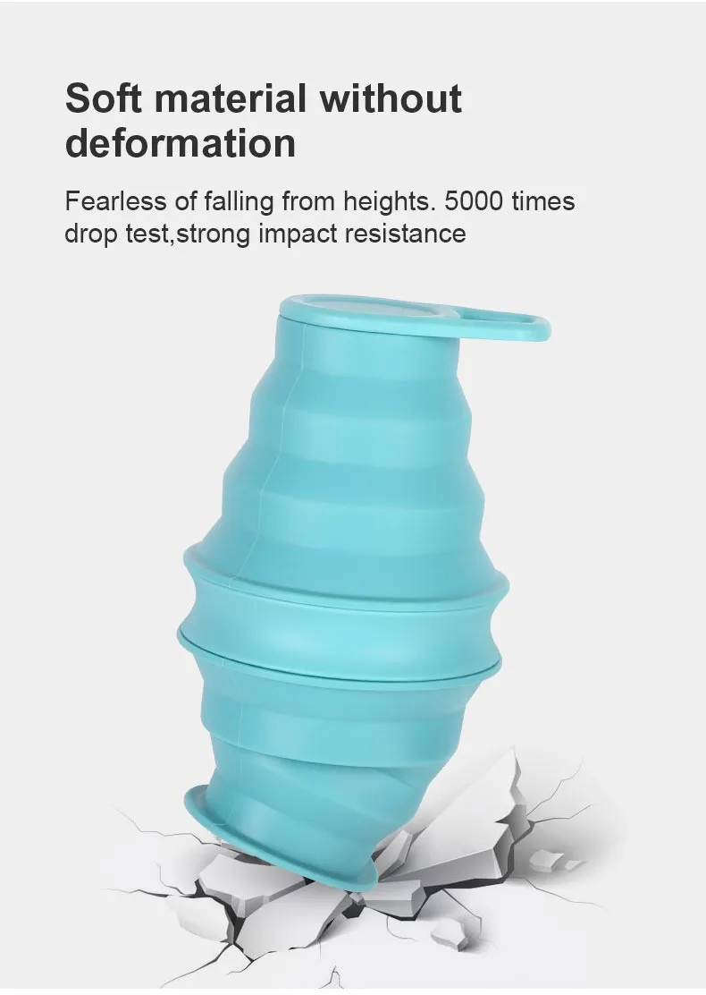 Wholesale Collapsible Silicone Water Bottle