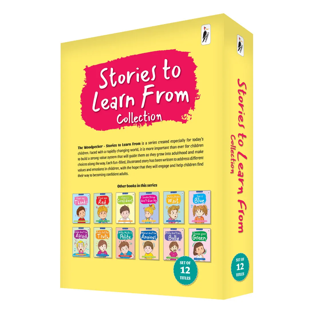 Woodpecker Books: Stories To Learn From (Box of 12 Books)